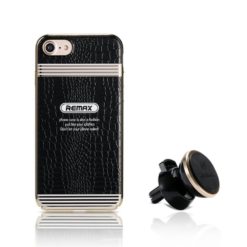 ebnb.gr - Remax θήκη για iPhone 7 Plus/8 Plus και μαγνητική βάση στήριξης για το αυτοκίνητο (RM-C19)- Μαύρο. - TechMarket