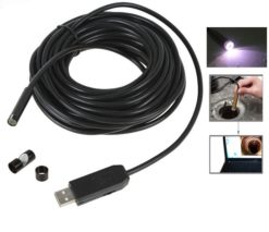 Snatch - USB Ενδοσκοπική Αδιάβροχη Κάμερα Μικροσκόπιο 5m Φωτισμός 6 Led - TechMarket