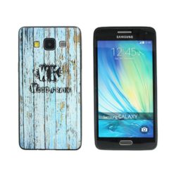 ebnb.gr - WK Σκληρή θήκη Wood Grain Μπλε Ξύλο για Samsung Galaxy A3 (CL443) - TechMarket