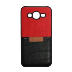 ebnb.gr - Θήκη TPU Croco Style για Samsung Galaxy J5 - Μαύρο/Κόκκινο - TechMarket