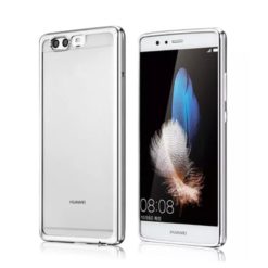 ebnb.gr - Θήκη TPU Electro Jelly με διάφανη πλάτη για Huawei P10 Plus - Ασημί - TechMarket