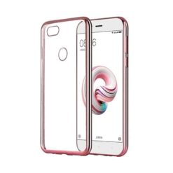 ebnb.gr - Θήκη TPU Electro Jelly με διάφανη πλάτη για Huawei P9 Lite Mini / Y6 Pro 2017 - Ροζ Χρυσό - TechMarket