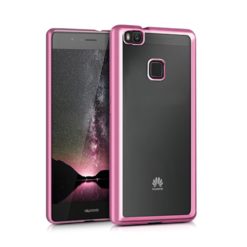 ebnb.gr - Θήκη TPU Electro Jelly με διάφανη πλάτη για Huawei P9 Lite - Ροζ - TechMarket