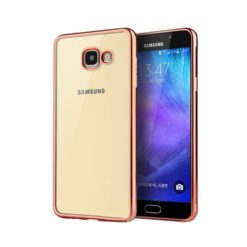 ebnb.gr - Θήκη TPU Electro Jelly με διάφανη πλάτη για Samsung Galaxy A3 (2017) - Ροζ Χρυσό - TechMarket