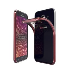 ebnb.gr - Θήκη TPU Electro Jelly με διάφανη πλάτη για Samsung Galaxy J1 (2016) - Ροζ Χρυσό - TechMarket