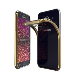 ebnb.gr - Θήκη TPU Electro Jelly με διάφανη πλάτη για Samsung Galaxy J1 (2016) - Χρυσό - TechMarket