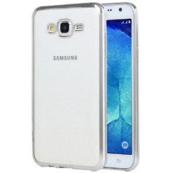ebnb.gr - Θήκη TPU Electro Jelly με διάφανη πλάτη για Samsung Galaxy J3/J3 (2016) - Ασημί - TechMarket