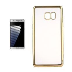 ebnb.gr - Θήκη TPU Electro Jelly με διάφανη πλάτη για Samsung Galaxy Note 7 - Χρυσό. - TechMarket