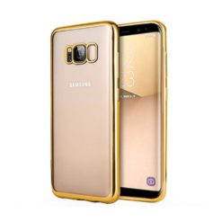 ebnb.gr - Θήκη TPU Electro Jelly με διάφανη πλάτη για Samsung Galaxy S8 - Χρυσό - TechMarket