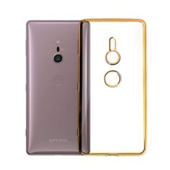 ebnb.gr - Θήκη TPU Electro Jelly με διάφανη πλάτη για Sony Xperia XZ2 - Χρυσό - TechMarket