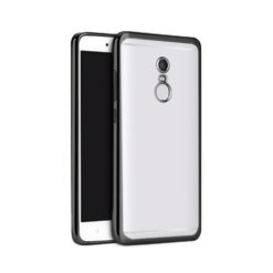 ebnb.gr - Θήκη TPU Electro Jelly με διάφανη πλάτη για Xiaomi Redmi Note 4 (Mediatek) - Μαύρο - TechMarket