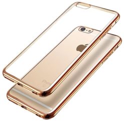 ebnb.gr - Θήκη TPU Electro Jelly με διάφανη πλάτη για iPhone 6/6S (4.7") - Χρυσό - TechMarket
