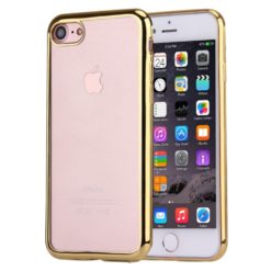ebnb.gr - Θήκη TPU Electro Jelly με διάφανη πλάτη για iPhone 7 Plus / iPhone 8 Plus - Χρυσό. - TechMarket