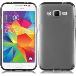 ebnb.gr - Θήκη TPU διάφανη με ματ πλάτη για Samsung Galaxy Core Prime G360F / G361 - Μαύρο - TechMarket