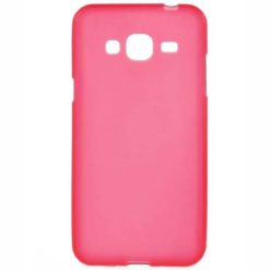 ebnb.gr - Θήκη TPU διάφανη με ματ πλάτη για Samsung Galaxy J3/J3 (2016) - Φούξια - TechMarket