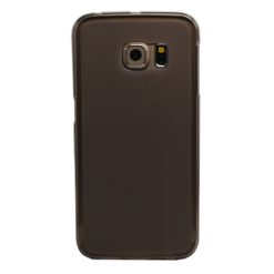 ebnb.gr - Θήκη TPU διάφανη με ματ πλάτη για Samsung Galaxy S6 Edge - Μαύρο - TechMarket