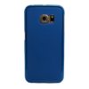 ebnb.gr - Θήκη TPU διάφανη με ματ πλάτη για Samsung Galaxy S6 Edge - Μπλε - TechMarket