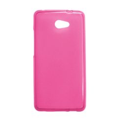 ebnb.gr - Θήκη TPU διάφανη με ματ πλάτη για Vodafone Smart Ultra 7 - Φούξια - TechMarket