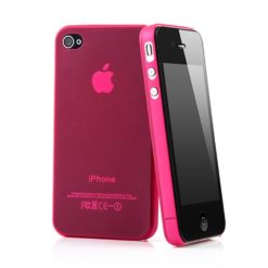 ebnb.gr - Θήκη TPU διάφανη με ματ πλάτη για iPhone 4/4S - Φούξια - TechMarket