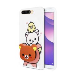 ebnb.gr - Θήκη TPU με mobile stand Bear και neck strap για Huawei Y6 (2018) - TechMarket
