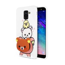 ebnb.gr - Θήκη TPU με mobile stand Bear και neck strap για Samsung Galaxy J6 (2018) - TechMarket