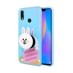 ebnb.gr - Θήκη TPU με mobile stand Bunny και neck strap για Huawei P Smart Plus - TechMarket