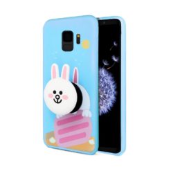 ebnb.gr - Θήκη TPU με mobile stand Bunny και neck strap για Samsung Galaxy S9 - TechMarket