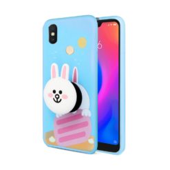 ebnb.gr - Θήκη TPU με mobile stand Bunny και neck strap για Xiaomi Mi A2 Lite (Redmi 6 Pro) - TechMarket