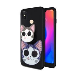 ebnb.gr - Θήκη TPU με mobile stand Cat και neck strap για Xiaomi Mi A2 Lite (Redmi 6 Pro) - TechMarket