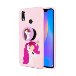 ebnb.gr - Θήκη TPU με mobile stand Unicorn και neck strap για Huawei P Smart Plus - TechMarket