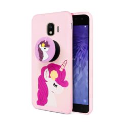 ebnb.gr - Θήκη TPU με mobile stand Unicorn και neck strap για Samsung Galaxy J4 (2018) - TechMarket