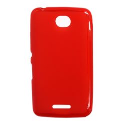 ebnb.gr - Θήκη TPU με ματ πλάτη για Sony Xperia E4 - Κόκκινο - TechMarket