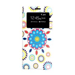 ebnb.gr - Θήκη flip Blue Flower με Call Display και δυνατότητα STAND για Samsung Galaxy S8 Plus - TechMarket