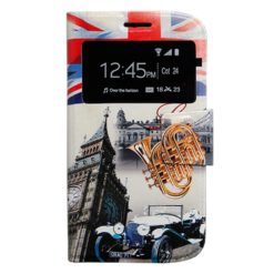 ebnb.gr - Θήκη flip England Car με Call Display και δυνατότητα STAND για Samsung Galaxy Grand Neo & Plus(i9060 & i9080) - TechMarket