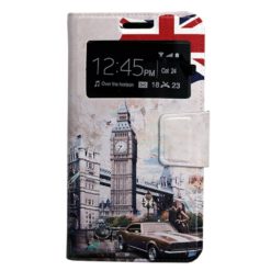 ebnb.gr - Θήκη flip England Love με Call Display και δυνατότητα STAND για Vodafone Smart Prime 6 - TechMarket