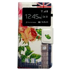 ebnb.gr - Θήκη flip England Roses με Call Display και δυνατότητα STAND για Samsung Galaxy A3 - TechMarket