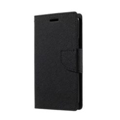 ebnb.gr - Θήκη flip Fancy με υποδοχή καρτών και δυνατότητα STAND για Huawei Mate 20 Lite - Μαύρο - TechMarket