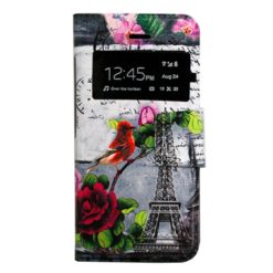 ebnb.gr - Θήκη flip Grey Paris με Call Display και δυνατότητα STAND για iPhone 5/5s/SE - TechMarket