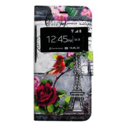 ebnb.gr - Θήκη flip Grey Paris με Call Display και δυνατότητα STAND για iPhone 6/6S (4.7") - TechMarket