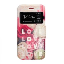 ebnb.gr - Θήκη flip LOVE με Call Display για iPhone 6/6S (4.7") - TechMarket