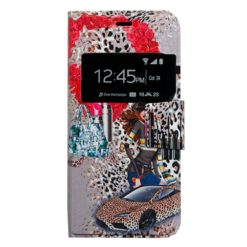 ebnb.gr - Θήκη flip Leopar Car με Call Display και δυνατότητα STAND για iPhone 6/6S (4.7") - TechMarket