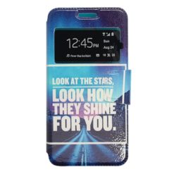 ebnb.gr - Θήκη flip Look at the Stars με Call Display για Samsung Galaxy S6 Edge Plus - TechMarket