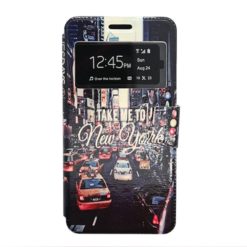 ebnb.gr - Θήκη flip Take me to New York με Call Display για Samsung Galaxy S6 Edge Plus - TechMarket