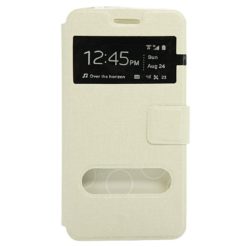 ebnb.gr - Θήκη flip με Call Display, δυνατότητα απάντησης και STAND για Samsung Galaxy Grand Prime G530H - Λευκό - TechMarket