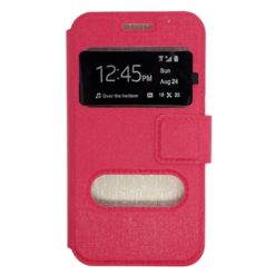 ebnb.gr - Θήκη flip με Call Display, δυνατότητα απάντησης και STAND για Samsung Galaxy J1 (2016) - Φούξια - TechMarket