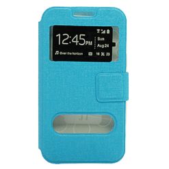 ebnb.gr - Θήκη flip με Call Display, δυνατότητα απάντησης και STAND για Samsung Galaxy J1 - Γαλάζιο - TechMarket