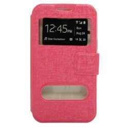 ebnb.gr - Θήκη flip με Call Display, δυνατότητα απάντησης και STAND για Samsung Galaxy J1 - Φούξια - TechMarket