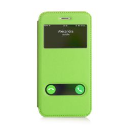 ebnb.gr - Θήκη flip με Call Display, δυνατότητα απάντησης και STAND για Xiaomi Mi 5c - Πράσινο - TechMarket