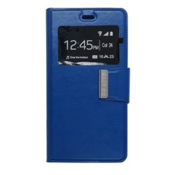 ebnb.gr - Θήκη flip με Call Display και δυνατότητα STAND για Huawei P8 Lite - Μπλε - TechMarket