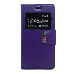 ebnb.gr - Θήκη flip με Call Display και δυνατότητα STAND για Huawei P8 Lite - Μωβ - TechMarket